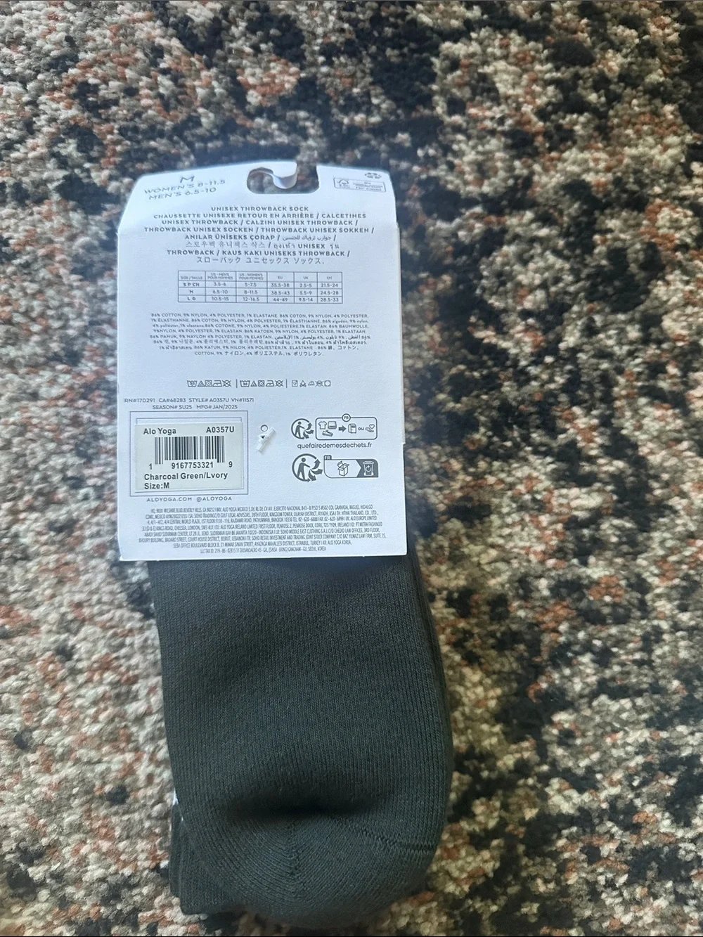 ALO Throwback Sock
